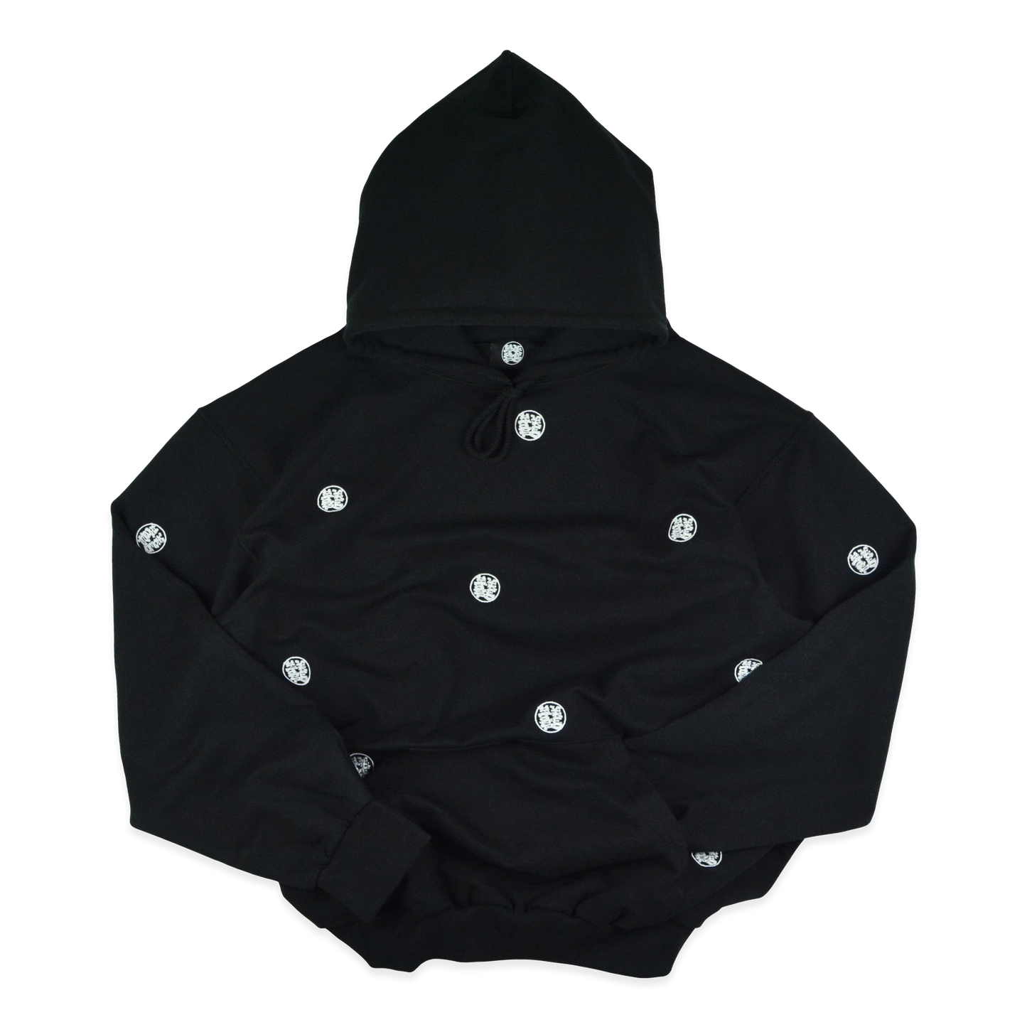 TOKEN HOODIE BLACK/WHITE