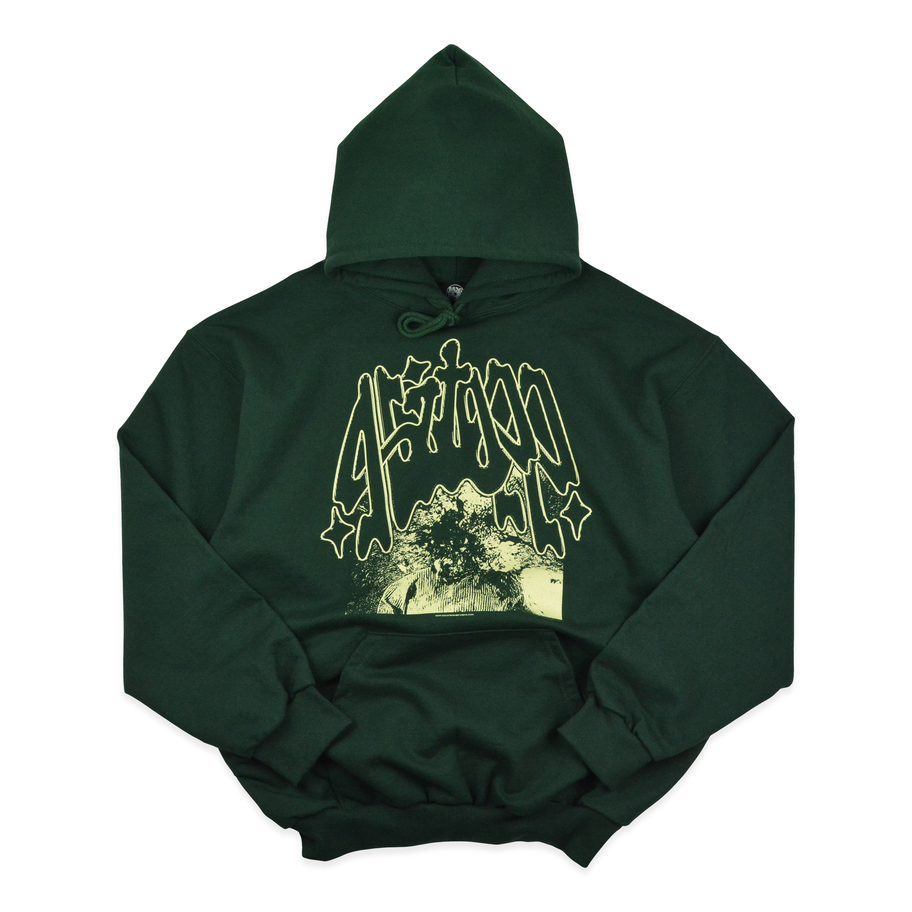 BLOWN HOODIE FOREST/CREAM