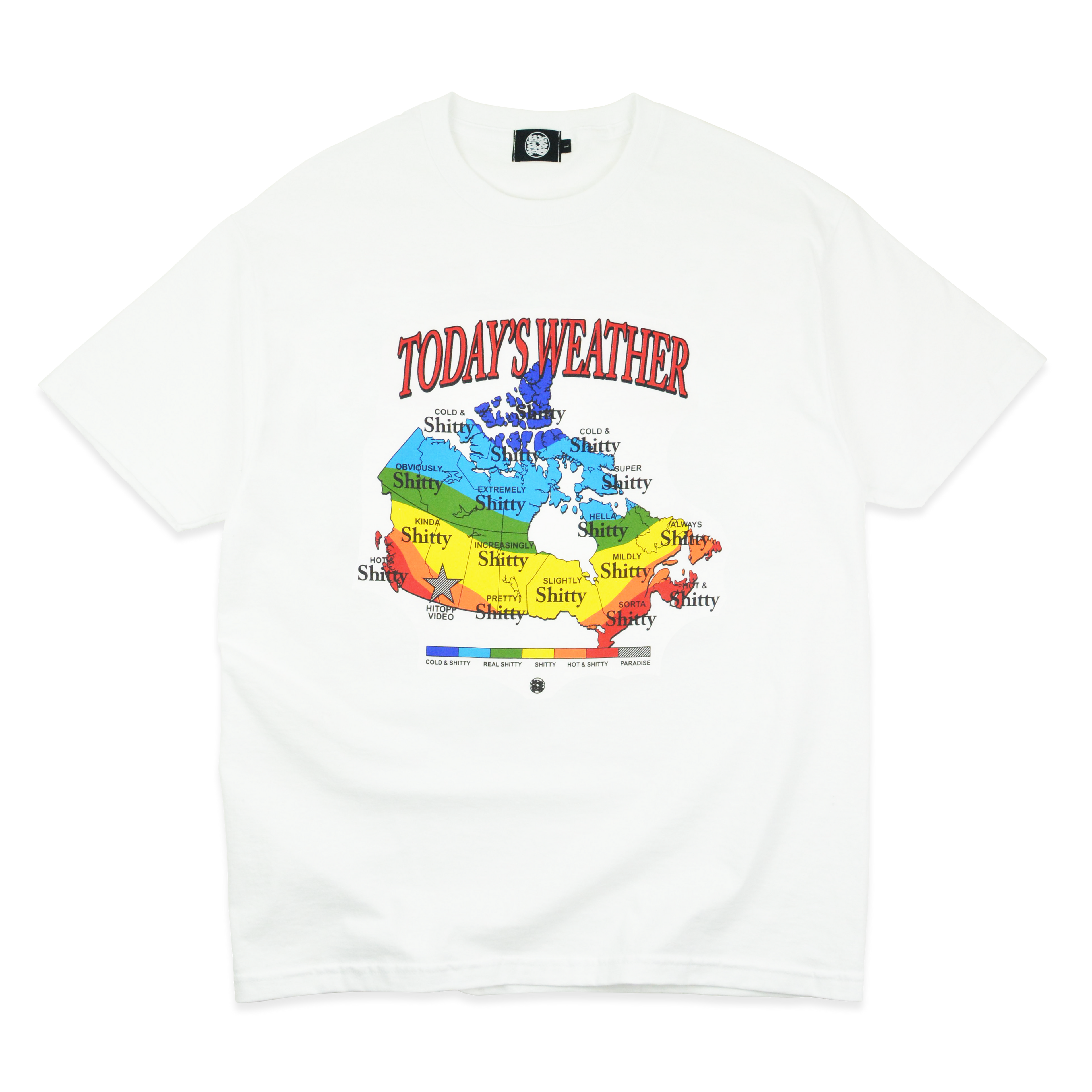SHITTY TEE WHITE/MULTI