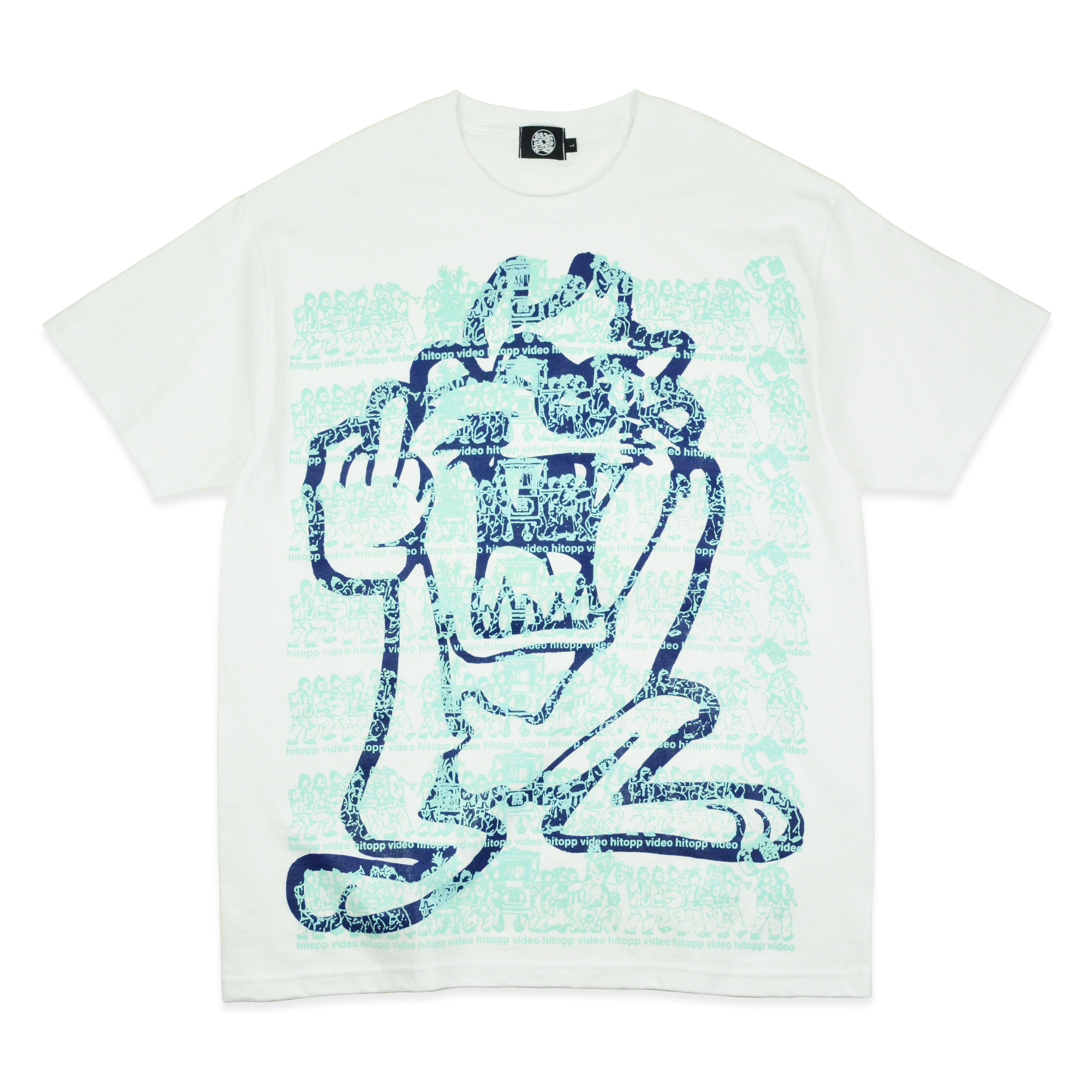 TAZ TEE WHITE/NAVY/MINT