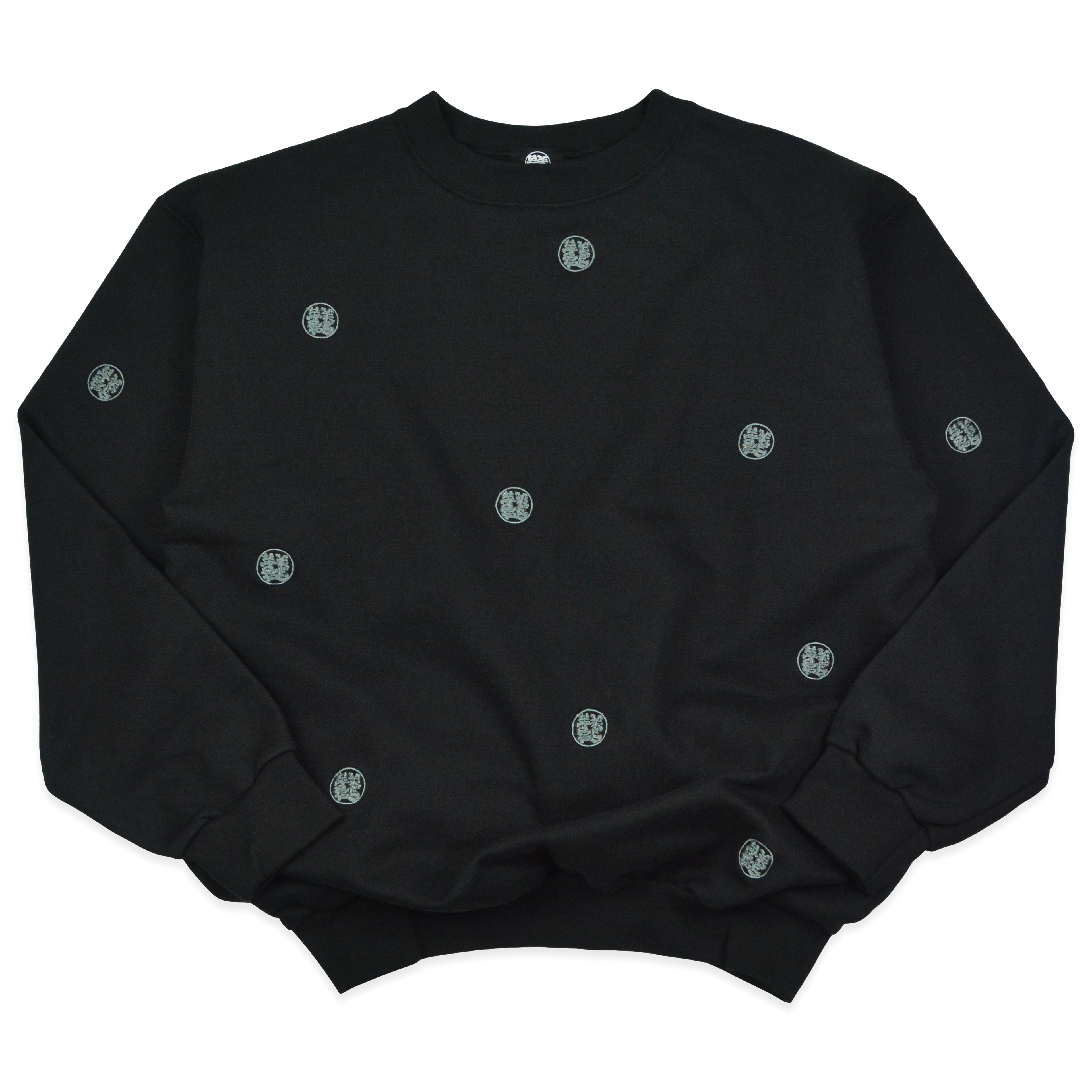 TOKEN CREWNECK BLACK/CHARCOAL