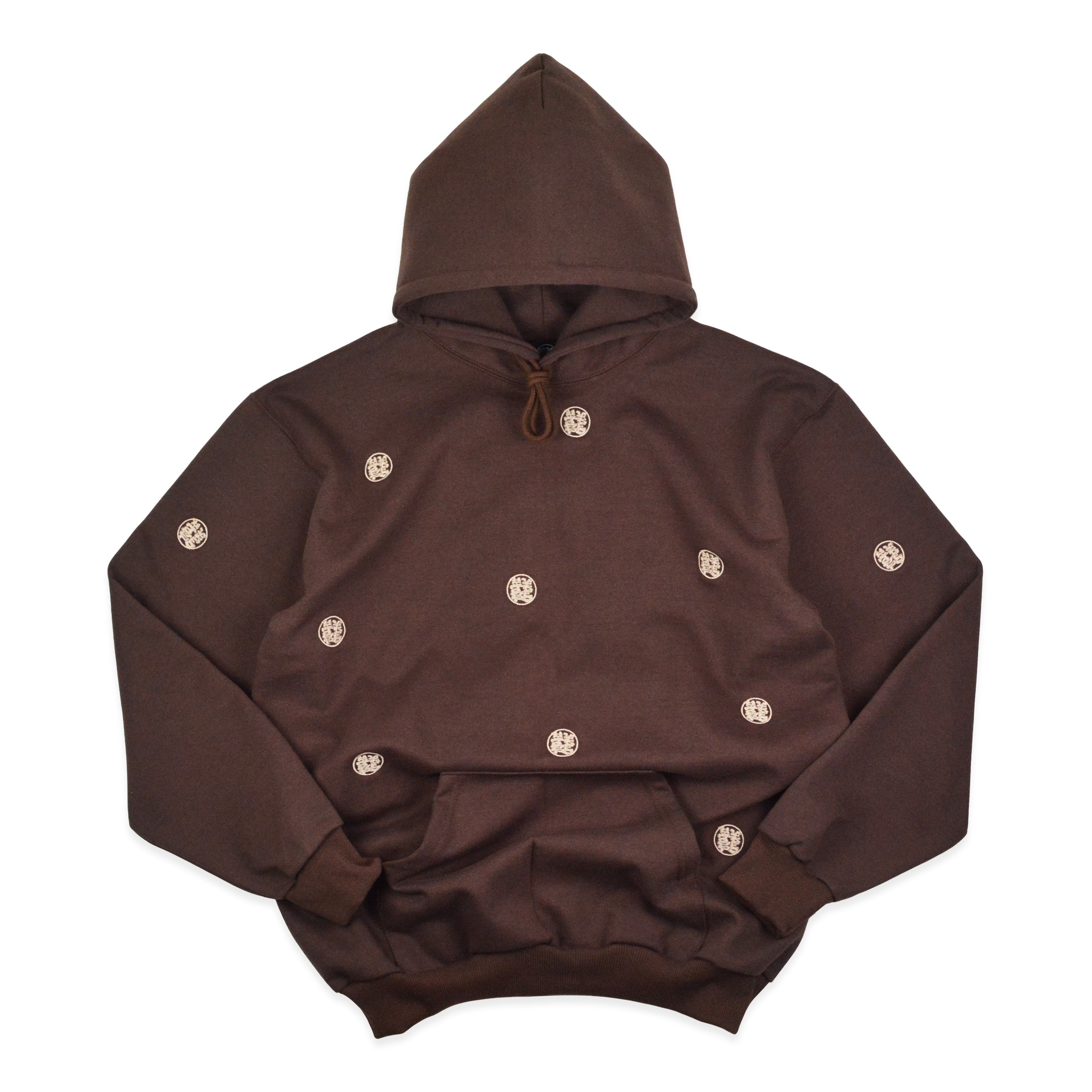 TOKEN HOODIE BROWN/HAZEL