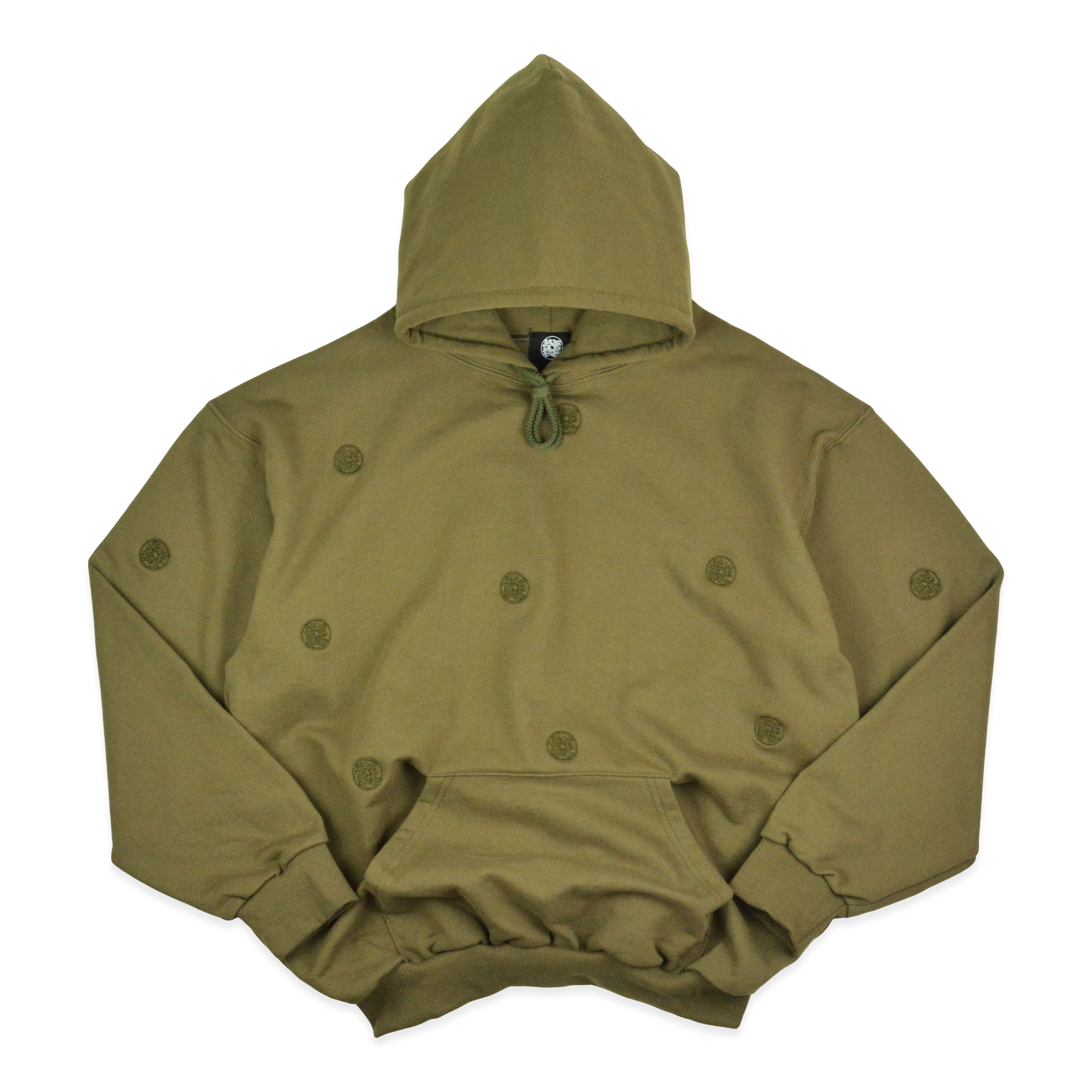 TOKEN HOODIE OLIVE/OLIVE