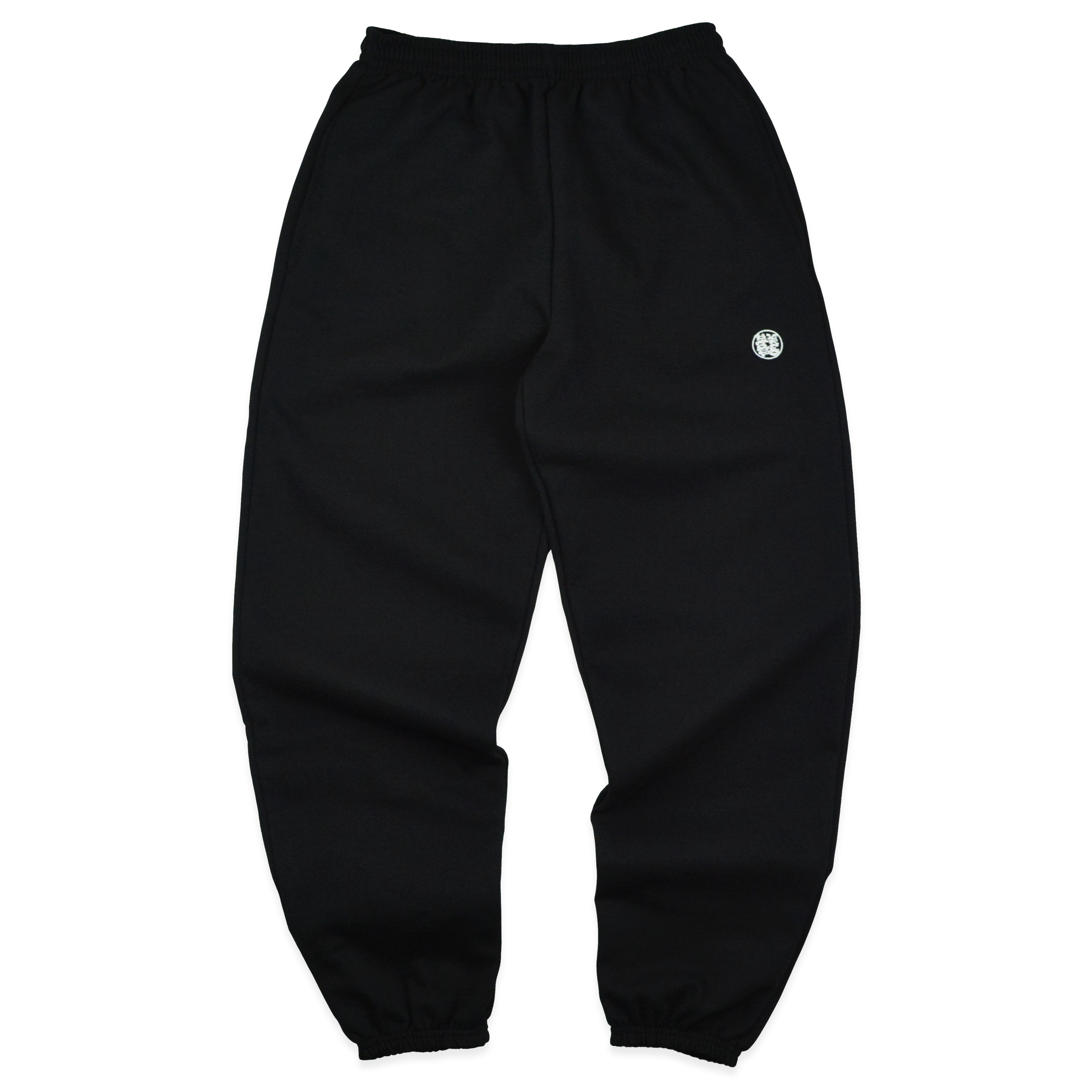 TOKEN SWEATPANTS BLACK/WHITE