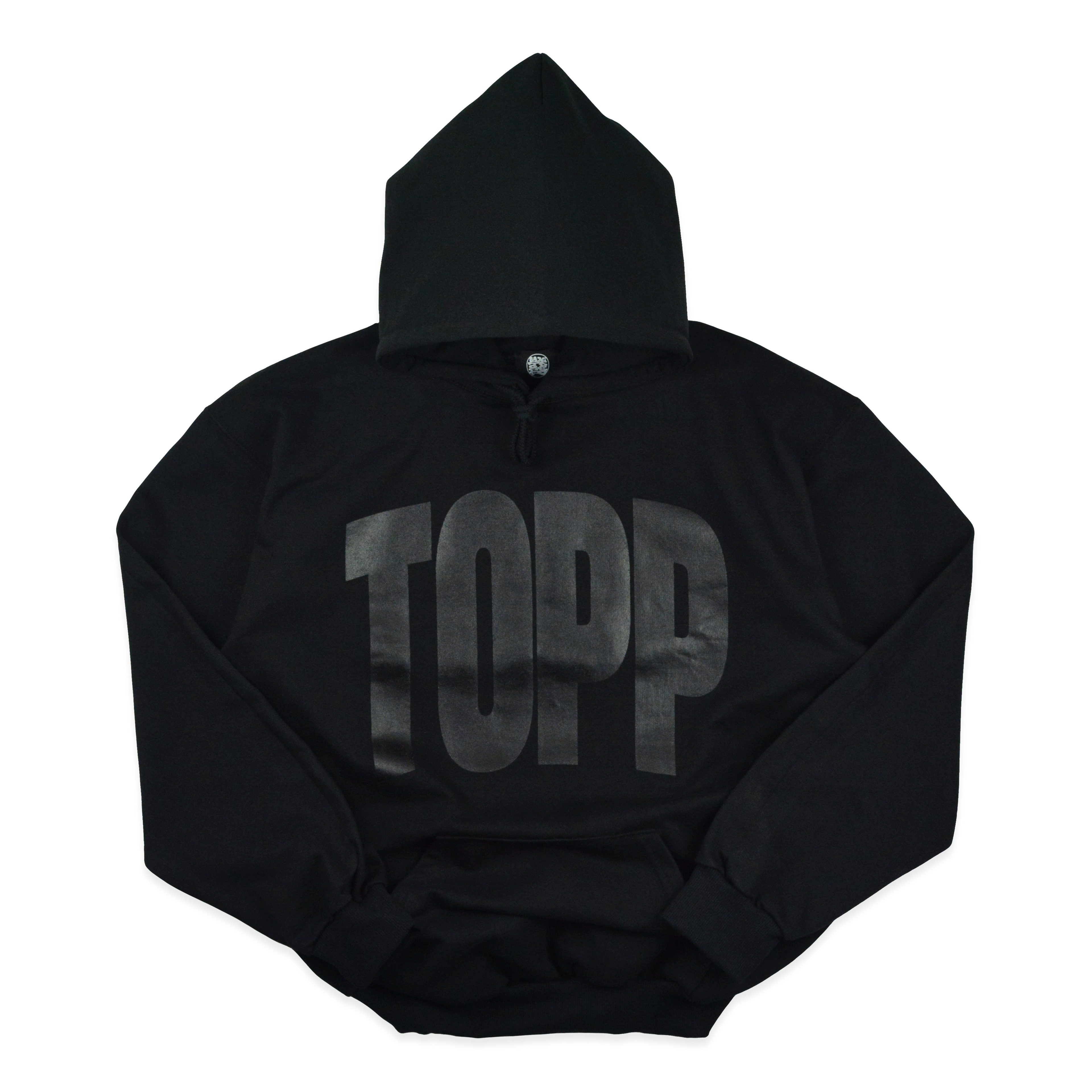 TOPP HOODIE BLACK/BLACK